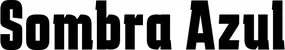 Produktbeispiel Schriftzug - Sombra Azul