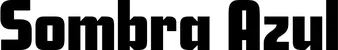 Produktbeispiel Schriftzug - Sombra Azul