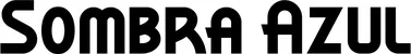 Produktbeispiel Schriftzug - Sombra Azul