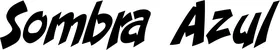 Produktbeispiel Schriftzug - Sombra Azul