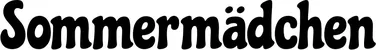 Produktbeispiel Schriftzug - Sommermädchen