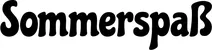 Produktbeispiel Schriftzug - Sommerspaß