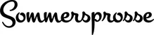 Produktbeispiel Schriftzug - Sommersprosse