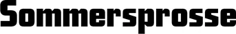 Produktbeispiel Schriftzug - Sommersprosse
