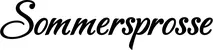 Produktbeispiel Schriftzug - Sommersprosse