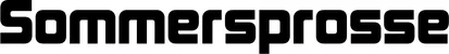 Produktbeispiel Schriftzug - Sommersprosse