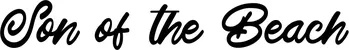 Produktbeispiel Schriftzug - Son of the Beach