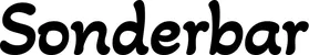 Produktbeispiel Schriftzug - Sonderbar