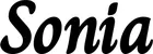 Produktbeispiel Schriftzug - Sonia