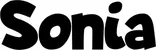 Produktbeispiel Schriftzug - Sonia