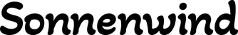 Produktbeispiel Schriftzug - Sonnenwind