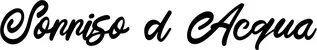 Produktbeispiel Schriftzug - Sorriso d’Acqua