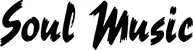 Produktbeispiel Schriftzug - Soul Music