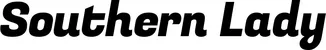 Produktbeispiel Schriftzug - Southern Lady