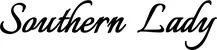 Produktbeispiel Schriftzug - Southern Lady