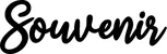 Produktbeispiel Schriftzug - Souvenir