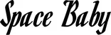 Produktbeispiel Schriftzug - Space Baby