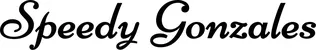 Produktbeispiel Schriftzug - Speedy Gonzales