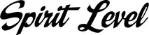 Produktbeispiel Schriftzug - Spirit Level