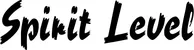 Produktbeispiel Schriftzug - Spirit Level