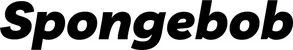 Produktbeispiel Schriftzug - Spongebob