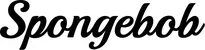 Produktbeispiel Schriftzug - Spongebob