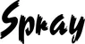 Produktbeispiel Schriftzug - Spray