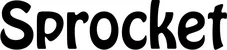 Produktbeispiel Schriftzug - Sprocket