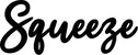 Produktbeispiel Schriftzug - Squeeze