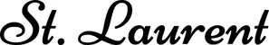 Produktbeispiel Schriftzug - St. Laurent
