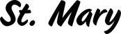 Produktbeispiel Schriftzug - St. Mary