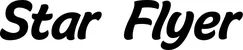 Produktbeispiel Schriftzug - Star Flyer