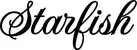 Produktbeispiel Schriftzug - Starfish