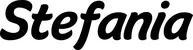 Produktbeispiel Schriftzug - Stefania
