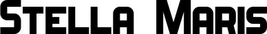 Produktbeispiel Schriftzug - Stella Maris