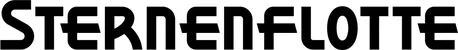 Produktbeispiel Schriftzug - Sternenflotte