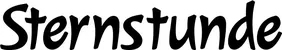 Produktbeispiel Schriftzug - Sternstunde