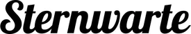 Produktbeispiel Schriftzug - Sternwarte