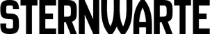 Produktbeispiel Schriftzug - Sternwarte