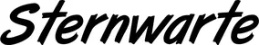 Produktbeispiel Schriftzug - Sternwarte