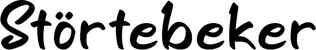Produktbeispiel Schriftzug - Störtebeker