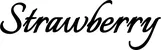 Produktbeispiel Schriftzug - Strawberry