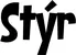 Produktbeispiel Schriftzug - Stýr
