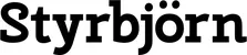 Produktbeispiel Schriftzug - Styrbjörn