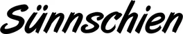 Produktbeispiel Schriftzug - Sünnschien
