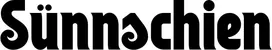 Produktbeispiel Schriftzug - Sünnschien