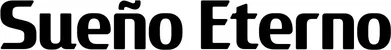 Produktbeispiel Schriftzug - Sueño Eterno