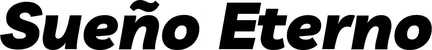 Produktbeispiel Schriftzug - Sueño Eterno