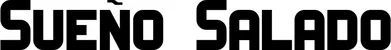 Produktbeispiel Schriftzug - Sueño Salado