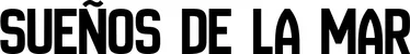 Produktbeispiel Schriftzug - Sueños de la Mar